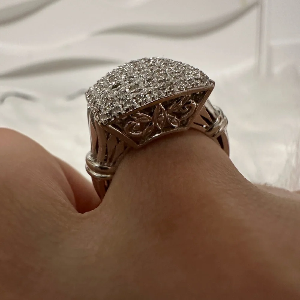 Elegant 14k Gold 1 carats Diamonds Ring 7